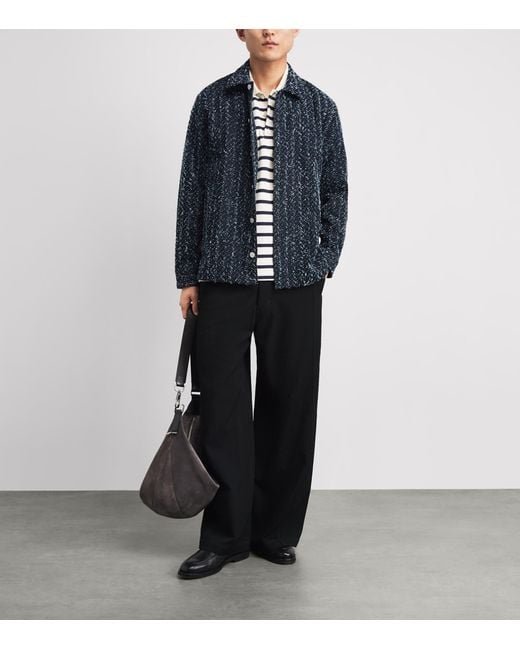 Samsøe & Samsøe Blue Sacastor X Denim Overshirt for men