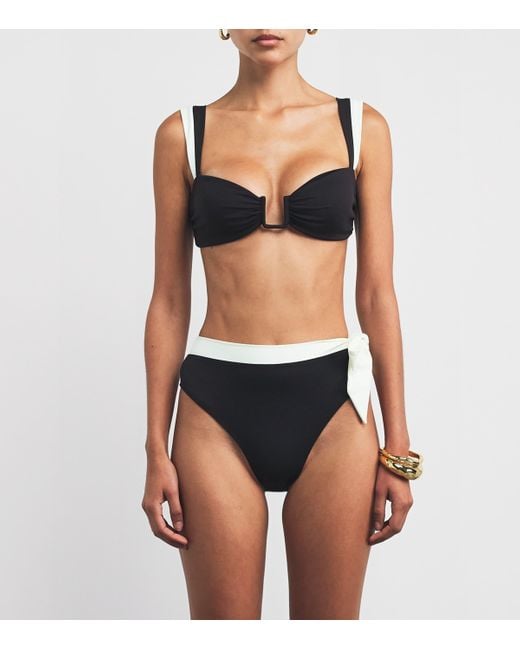 Away That Day Black Tahiti Bikini Bottoms