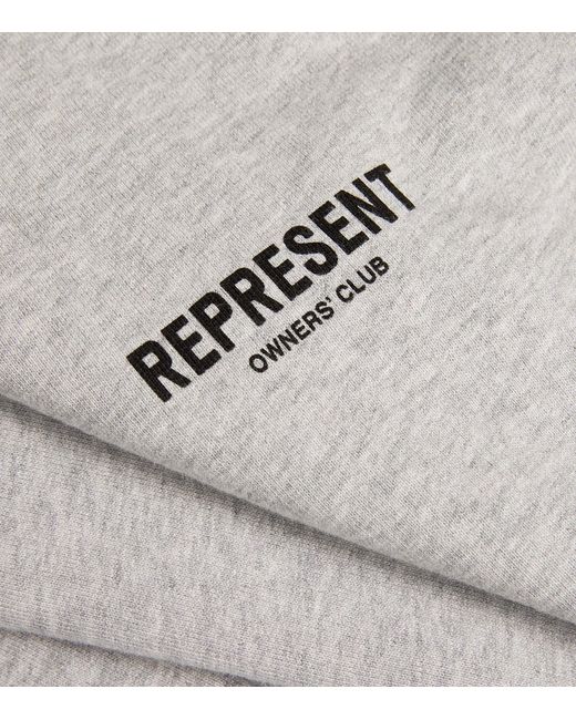 Represent Gray Owners Club Sweatpants for men