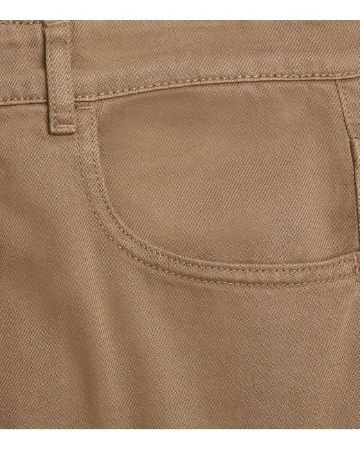 Rohe Brown Cotton Straight Jeans for men