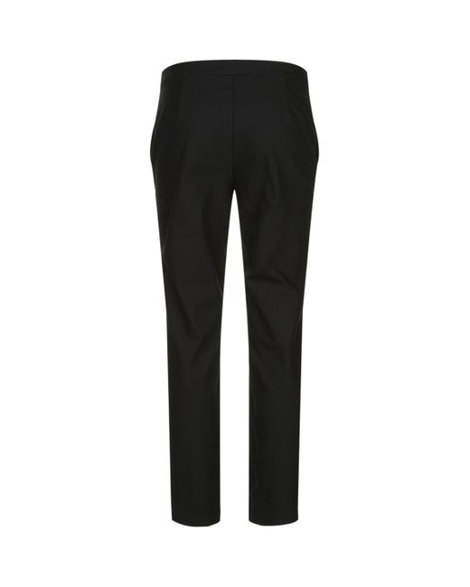Theory Black Thaniel Straight Leg Trousers