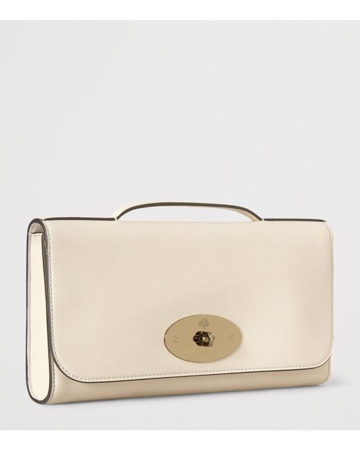 Mulberry Natural Leather Lily Clutch Bag