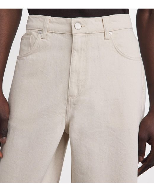 Wax London White Felix Loose Jeans for men