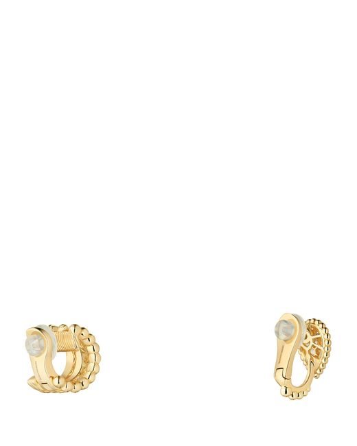 Boucheron Natural And Diamond Serpent Bohème Asymmetric Clip-On Earrings