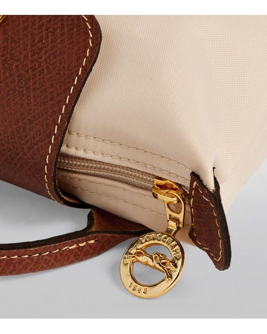 Longchamp Brown Le Pliage Original Pouch