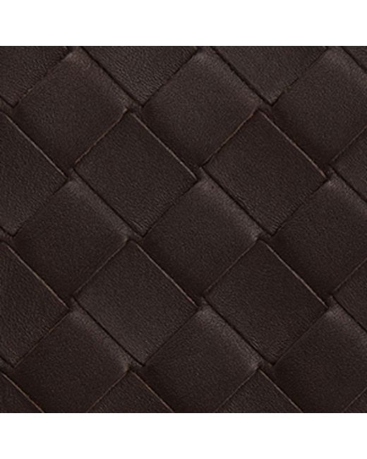 Bottega Veneta Black Leather Intrecciato Bifold Wallet for men
