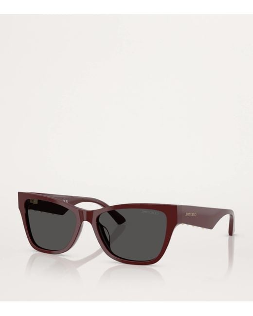 Jimmy Choo Brown Acetate Jc5024Hu Sunglasses