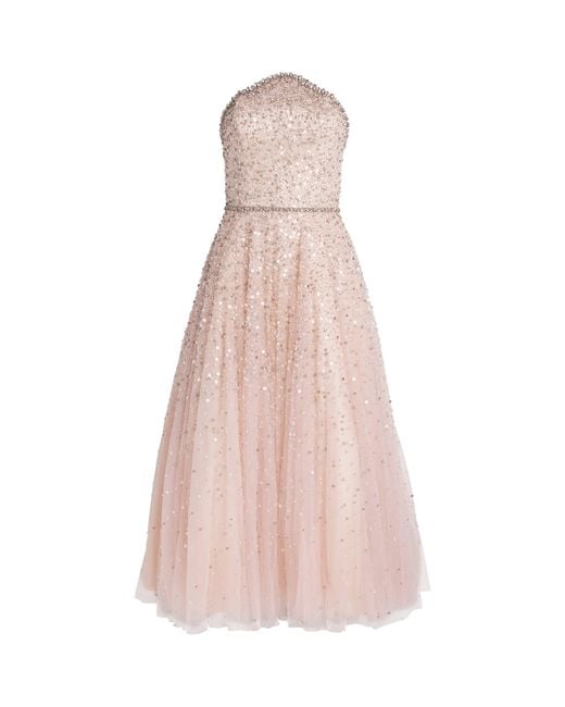 Sabina Bilenko Pink Embellished Corset Nina Gown