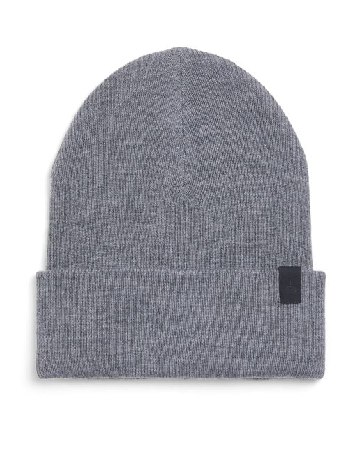 Rag & Bone Gray Wool-Blend Addison Beanie for men