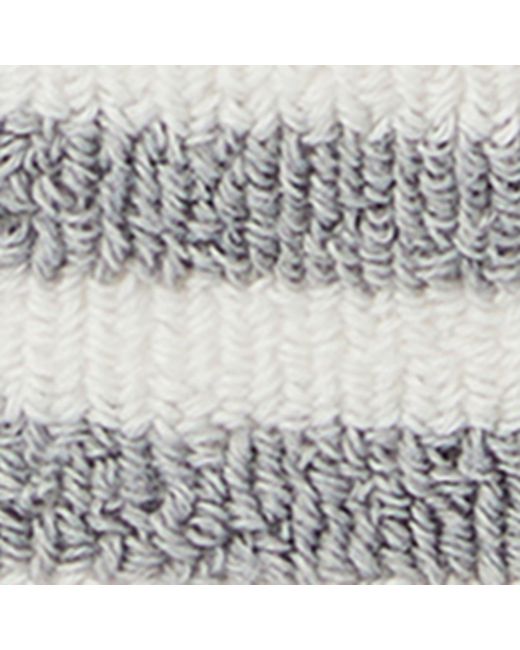 Brunello Cucinelli Gray Cotton Striped Sweatbands for men