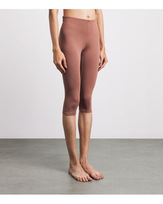 Skims Red Smooth Layers Capris