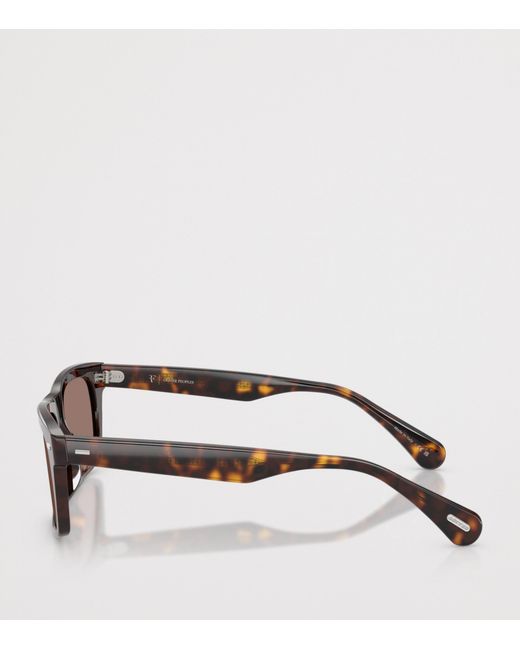 Oliver Peoples Brown X Roger Federer Acetate R-16 Sunglasses for men
