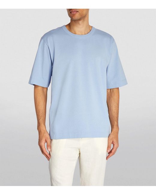 CDLP Blue Cotton T-shirt for men