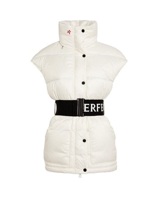 Perfect Moment White Oversized Down Padded Gilet