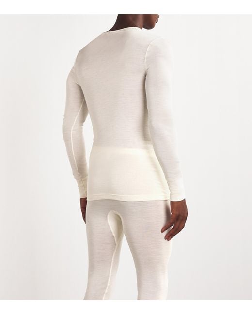 Hanro White Thermal Tee for men