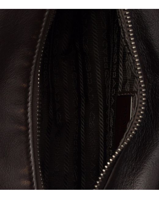 Prada Black Nappa Leather Shoulder Bag for men