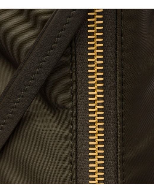 Prada Black Large Re-Nylon And Leather Explore Shoulder Bag