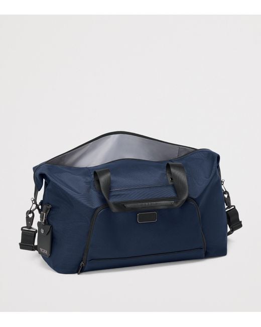 Tumi Blue Alpha 4 Double Expansion Duffle Bag for men