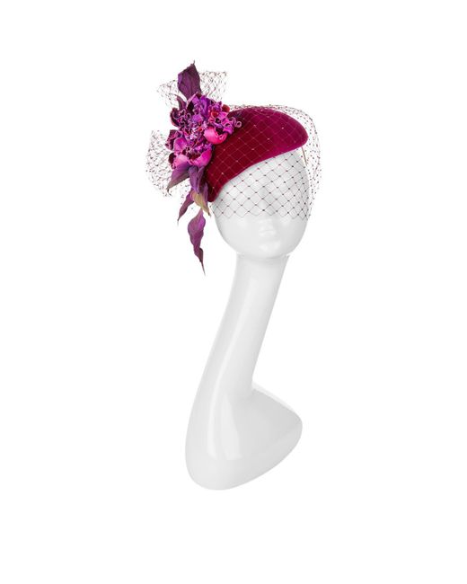 Philip Treacy Floral Fascinator Hat in 