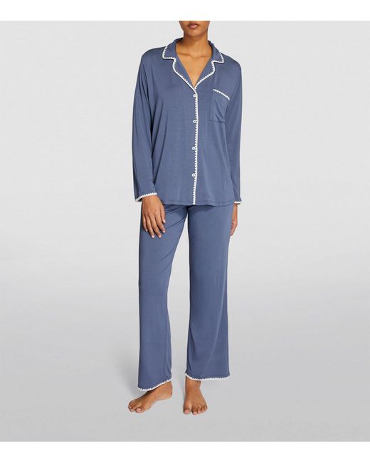 Eberjey Blue Frida Pyjama Set