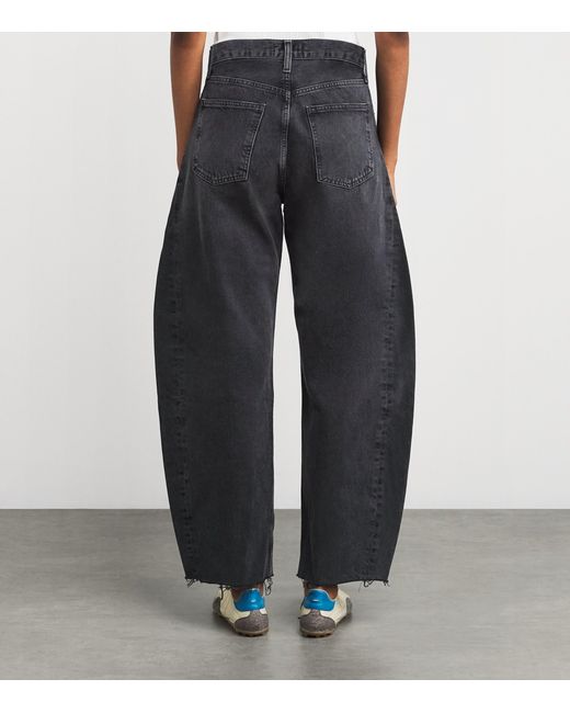 Agolde Blue Luna Barrel-Leg Jeans