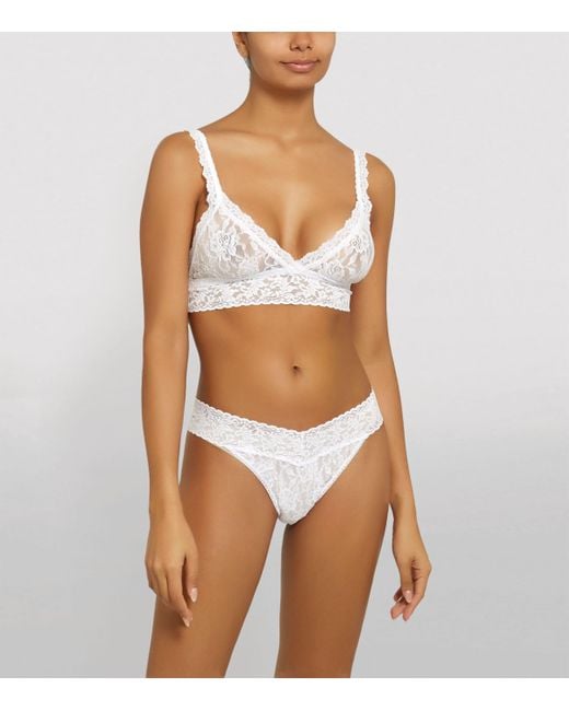 Hanky Panky White Original Lace Thong