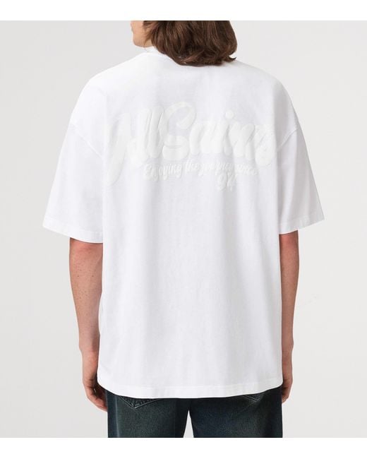 AllSaints White Oversized Organic Cotton Odyssey T-Shirt for men