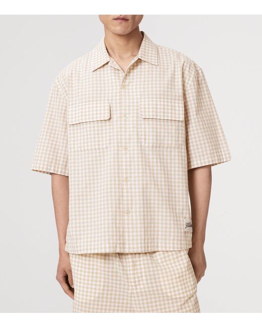 AllSaints Natural Organic Cotton Check Rockland Shirt for men