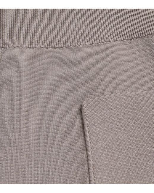 Joseph Gray Milano-Knit Midi Skirt