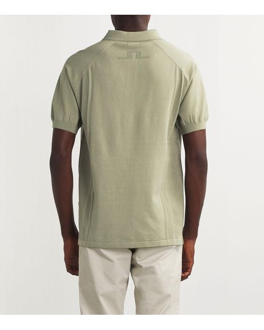 J.Lindeberg Green Short-sleeve Martines Polo Shirt for men