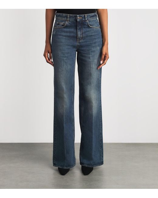 ME+EM Blue Leg Elongator Jeans