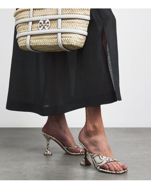 Tory Burch Black Linen-Silk Pleated Midi Kaftan