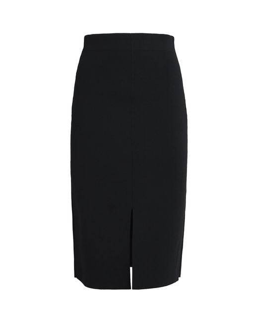 Joseph Black Milano-Knit Safir Midi Skirt