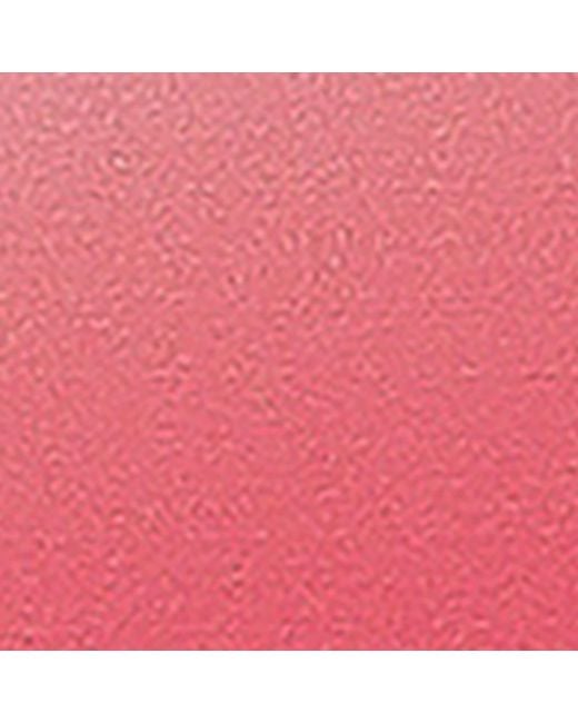 Dolce & Gabbana Pink Leather Gradient Zip Card Holder