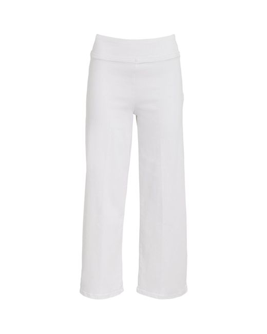 FRAME White The Jetset Cropped Jeans