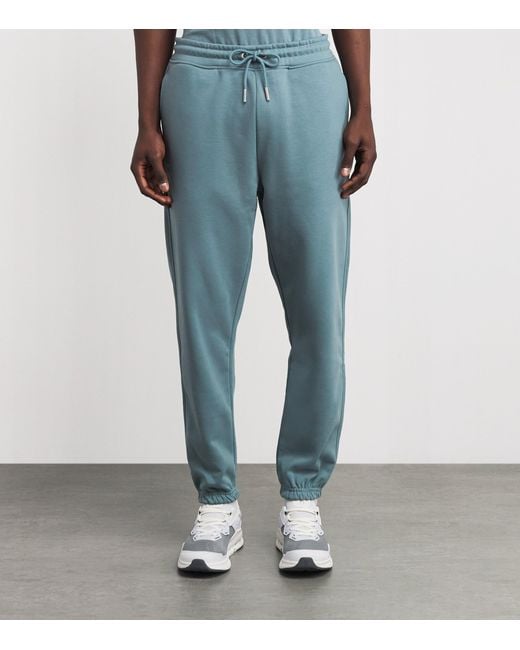 On Shoes Blue Cott-Blend Club Collective Sweatpants for men