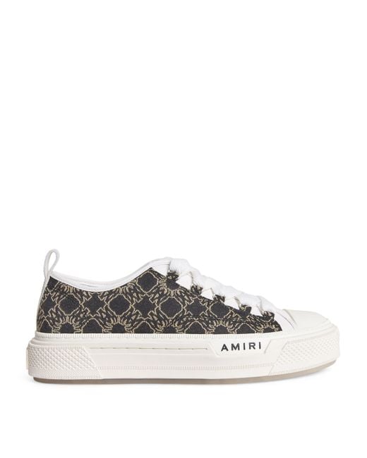 Amiri White Ma Quad Jacquard Court Sneakers for men