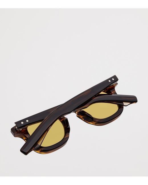 Jacques Marie Mage Black Acetate Devaux Sunglasses for men