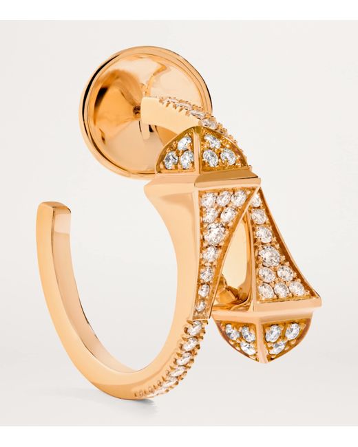 Marli New York Metallic And Diamond Cleo Hoop Earrings