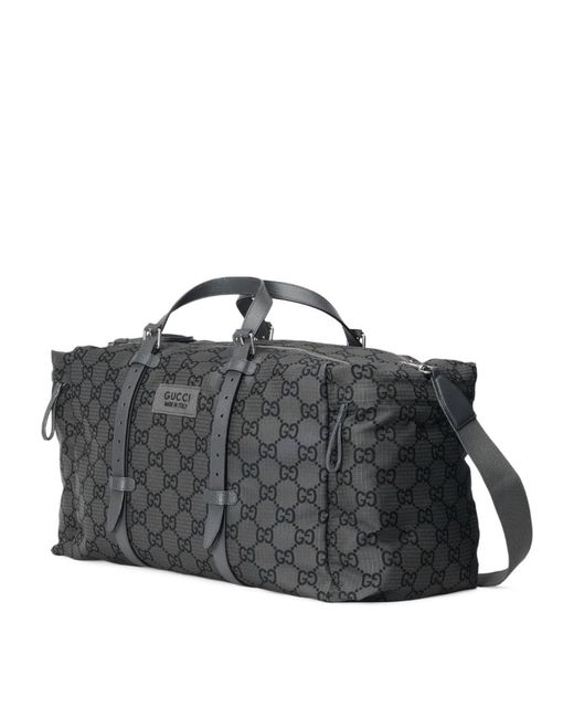 Gucci Gray Gg Duffle Bag for men