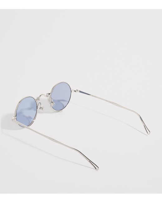Matsuda Blue 10601H Round Sunglasses for men