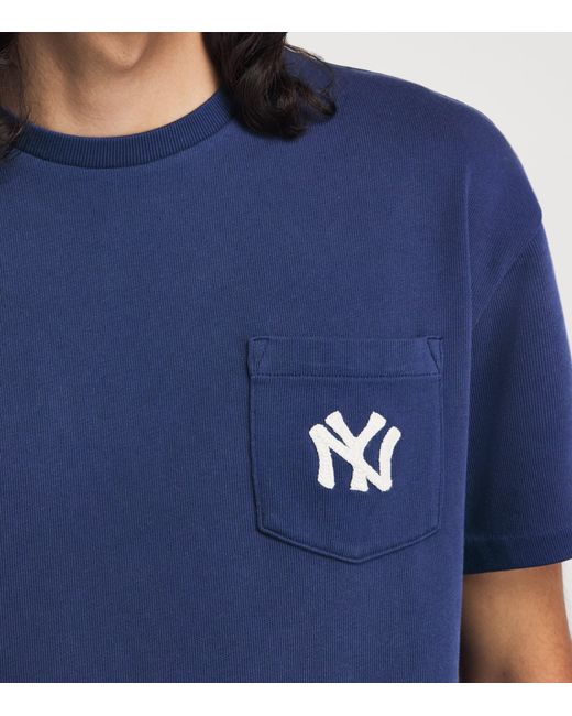 Polo Ralph Lauren Blue X Yankees Cotton T-Shirt for men