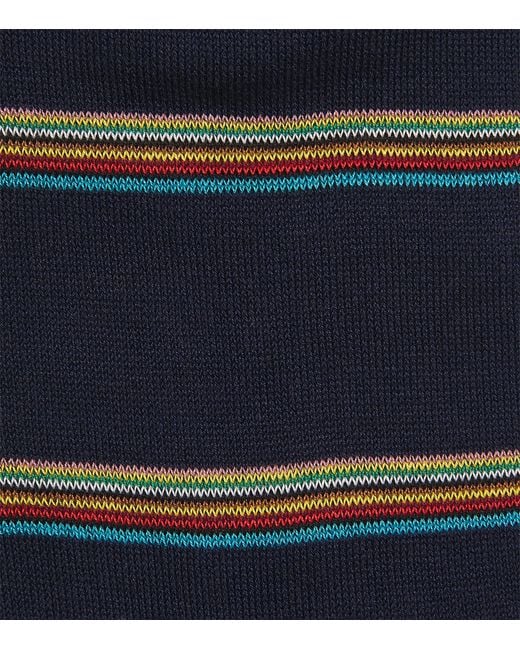 Paul Smith Blue Block Signature Stripe Socks for men