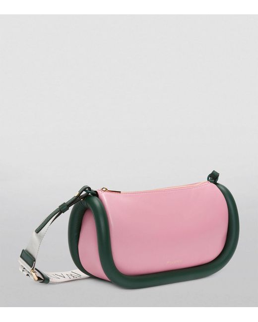 J.W. Anderson Pink Leather Bumper-15 Shoulder Bag