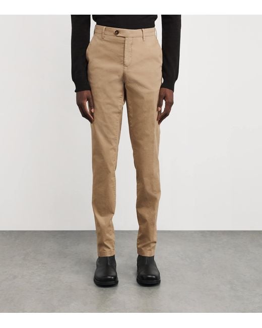 Canali Natural Stretch-Cotton Chinos for men