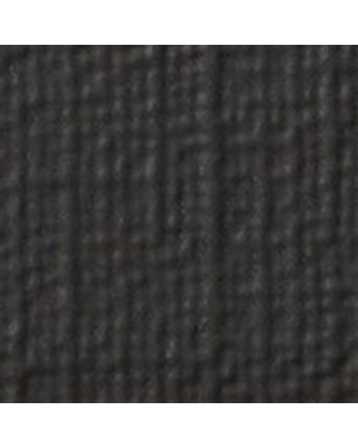 Burberry Black City Check Folding Card Holder for men