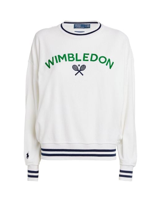 Ralph Lauren White X Wimbledon Sweatshirt