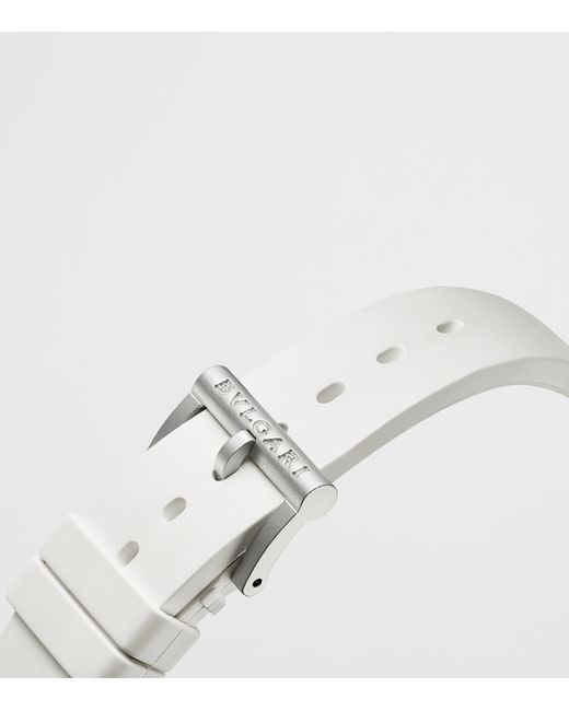 BVLGARI Metallic Aluminium Watch for men