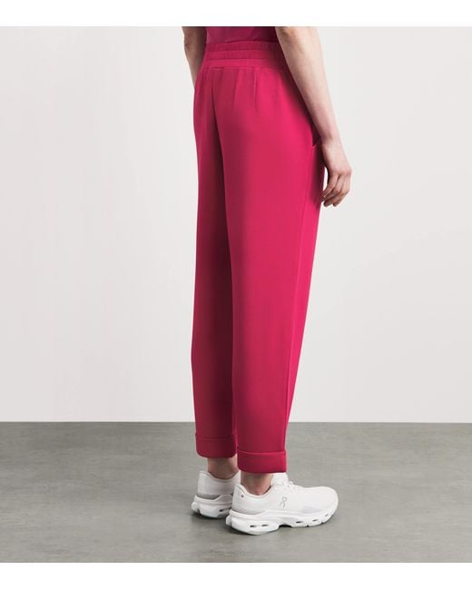 Varley Red The Rolled Cuff Sweatpants