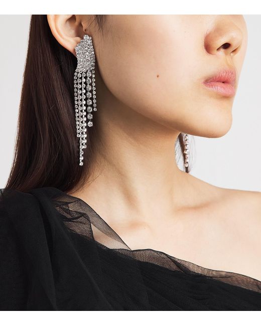 Jennifer Behr Natural Crystal Zayla Drop Earrings